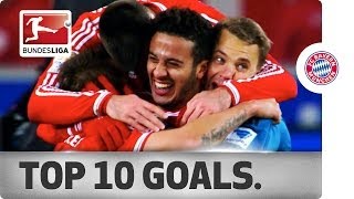 Top 10 Goals - Bayern Munich on the Way to the 2013\/14 Championship