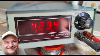 Bang and Olufsen Style Beckman neon voltmeter 1973 test and teardown