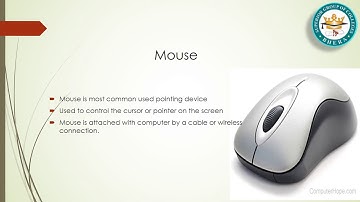 Computer Science part I topic pointing device