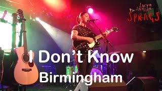 Lucy Spraggan - I Don't Know HD - Birmingham