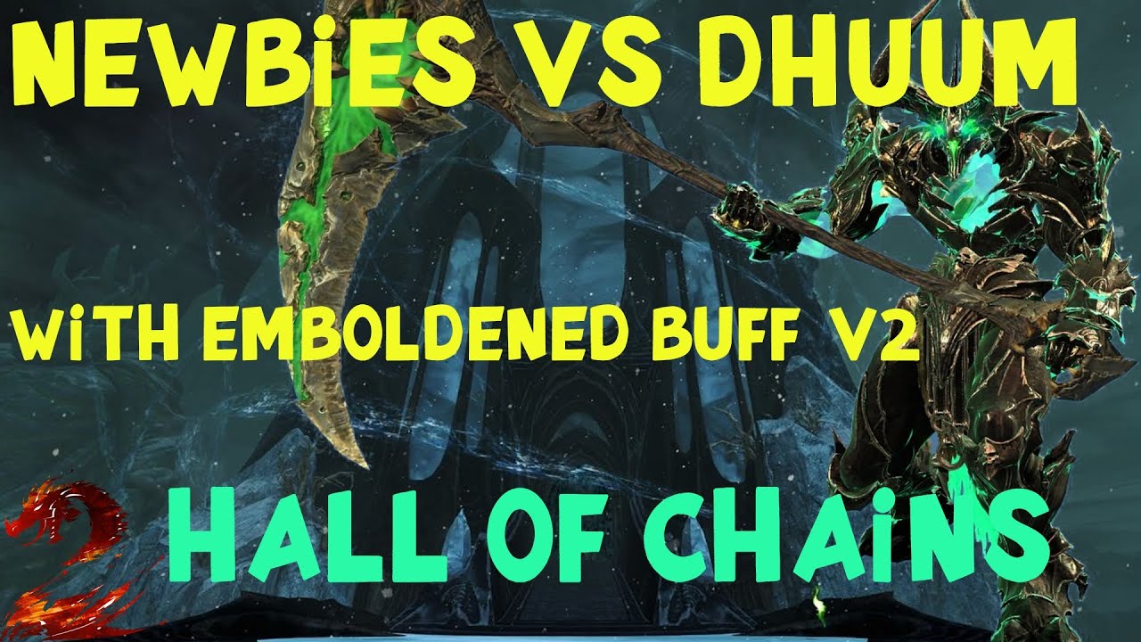 Newbies take on Dhuum with Emboldened buff | Guild Wars 2