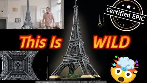 The BIGGEST Lego Set EVER (10,000 Piece Lego Eiffel Tower)