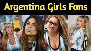 Beautiful Female Football Fans of Argentina | Argentinian Beautiful Girls | Sports Updates