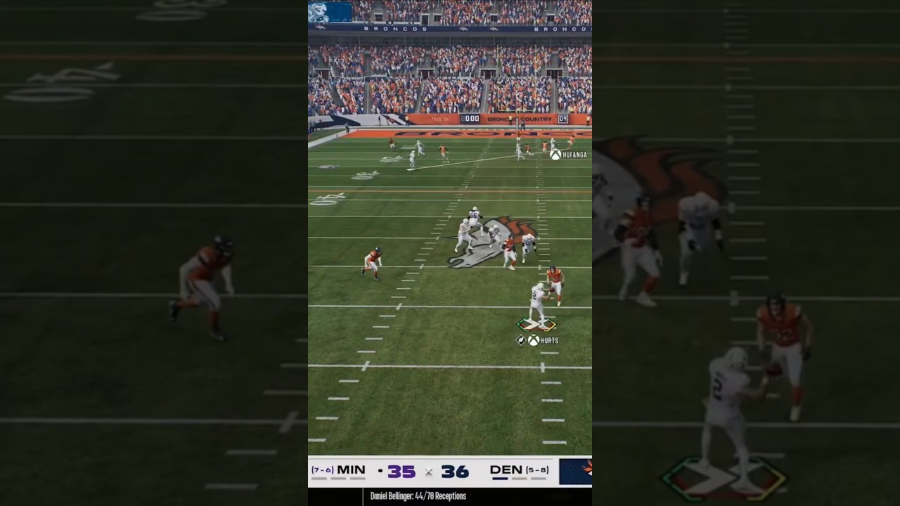 Jalen Hurts launches a pass deep downfield and is intercepted by Adon Shuler 