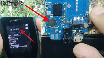 Nokia 105 2022 TA-1464 No Service Problem solve without IC Change