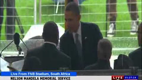 MUSIC BY KIRK FRANKLIN-NELSON MANDELA MEMORIAL SER...