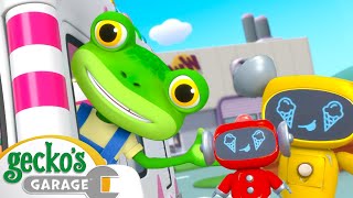 We Scream For Ice Cream  | Gecko's Garage | Cartoons For Kids | Toddler Fun Learning
