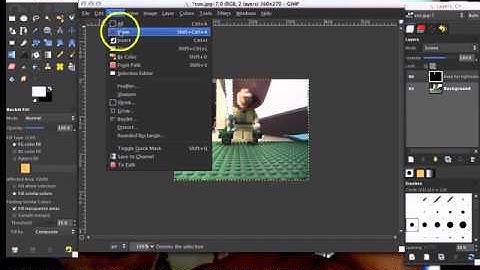 How to do the lightsaber effect on gimp.mov