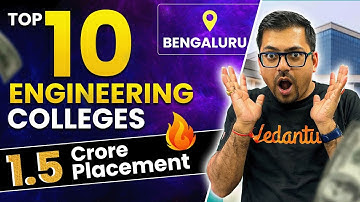 Top 10 Engineering Colleges in Bangalore 🔥🔥🔥 1.3 crore Package  🔥🔥Harsh Sir @VedantuMath