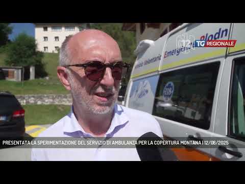 PRESENTATA LA SPERIMENTAZIONE DEL SERVIZIO DI AMBULANZA PER LA COPERTURA MONTANA | 12/08/2025
