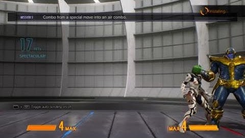 MARVEL VS. CAPCOM: INFINITE GAMORA COMBO MISSION