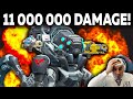 SUPER MEGA DAMAGE - 11 000 000 ! 27 KILL!  WAR ROBOTS EPIC BATTLE!