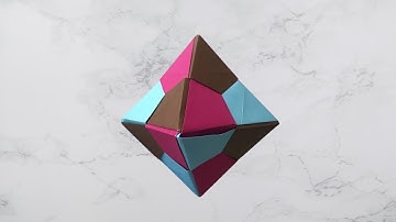 Modular Origami 12 Units - Octahedron (Slient)