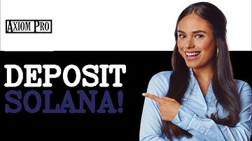 How To Deposit Solana To Axiom Pro (2025)