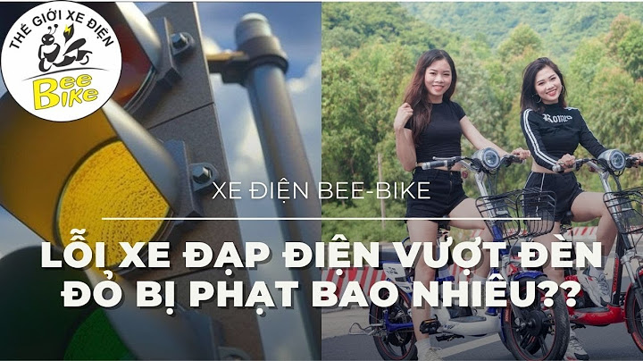 Xe đạp vượt đèn đỏ phạt bao nhiêu