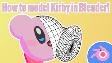 How to Model and Rig Kirby in Blender! | Intermediate Tutorials | Blender 2.9x