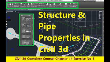 How to Edit Pipe Network using Properties in AutoCAD Civil 3d | Edit Structure and Pipe Properties