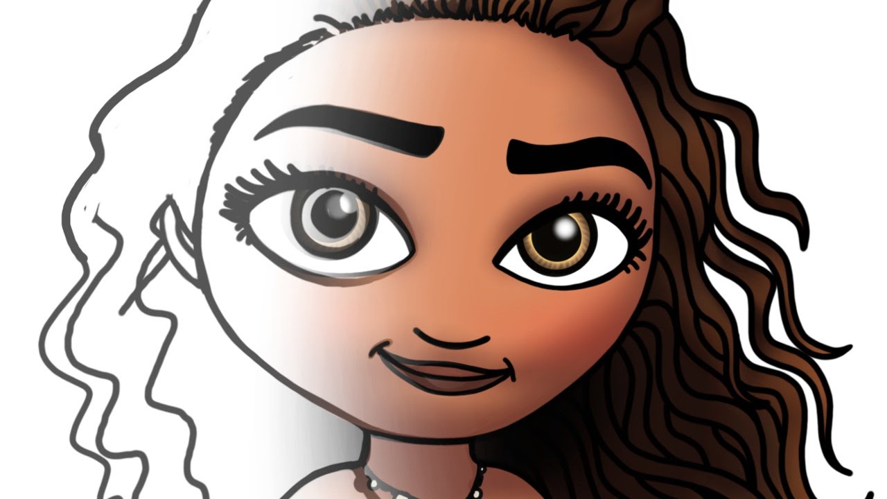 [LC] Speed Art CHIBI VAIANA MOANA By Chiara