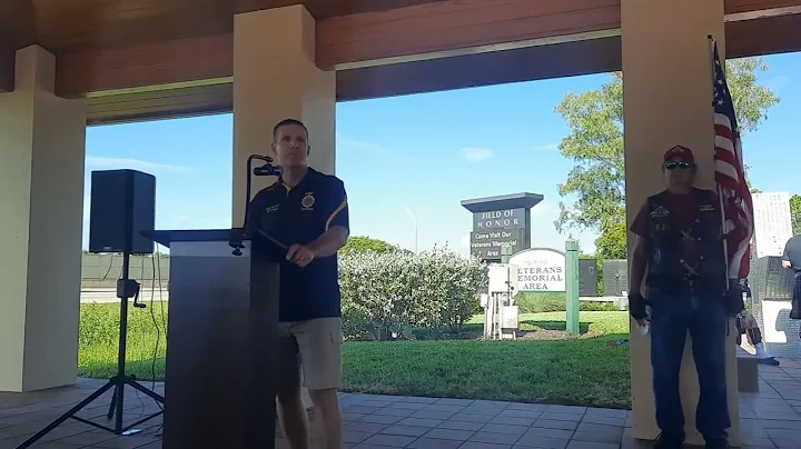 SGT MAJ OF THE ARMY Daniel Dailey speaks at the Ir...