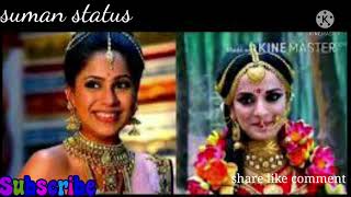  suman status‍️‍ Draupadi Subhadra‍️‍ lovely cute jodi 