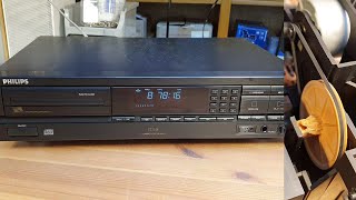 Philips CD618 CD Player repairs  CDM4 drawer gear wheel replacement