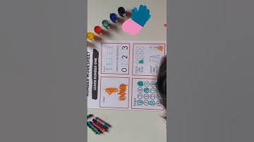 Let’s Learn Number 1! Fun Tracing and Counting for Nursery Kids #worksheets #shorts