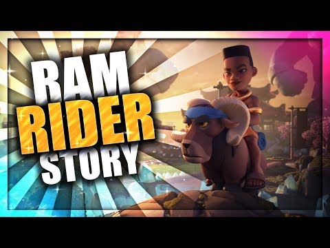 Clash Royale Ram Rider Origin Story - New Legendary Card | How The Girl Hog Rider Became A Ram Rider