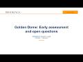 Golden Dome: Early assessment and open questions Episode cover