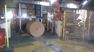 MOSCA KOV-111-C - Fully Automatic Paper Coil Strapping Machine for the Corrugated Industry