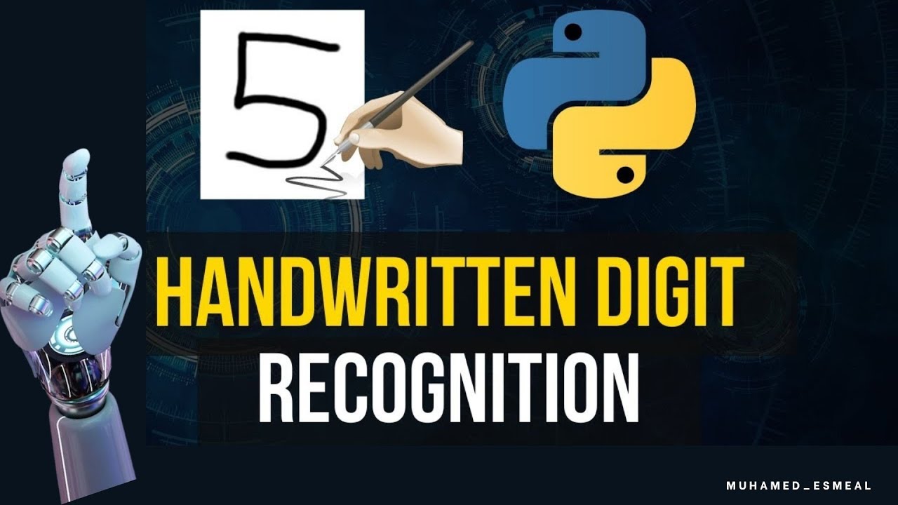 Handwritten Digit project مشروع التعرف علي خد اليد #python #بايثون # ...