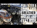REA #17 | 45 mm Pod Filter & 12 mm Crank Case Breather | Install & Test Ride on RE Classic 500