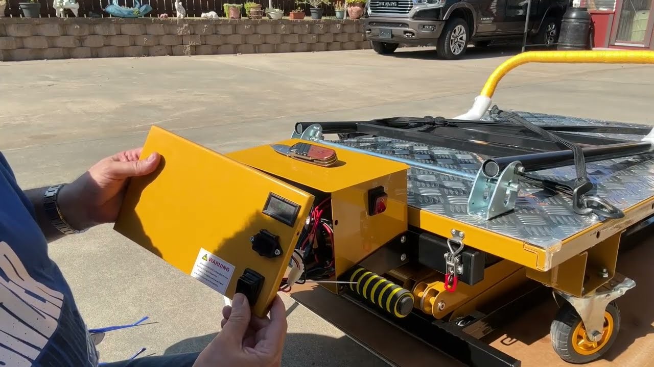 Распаковка, тестирование и демонстрация подъемно-сдвижной тележки Pairon Tools