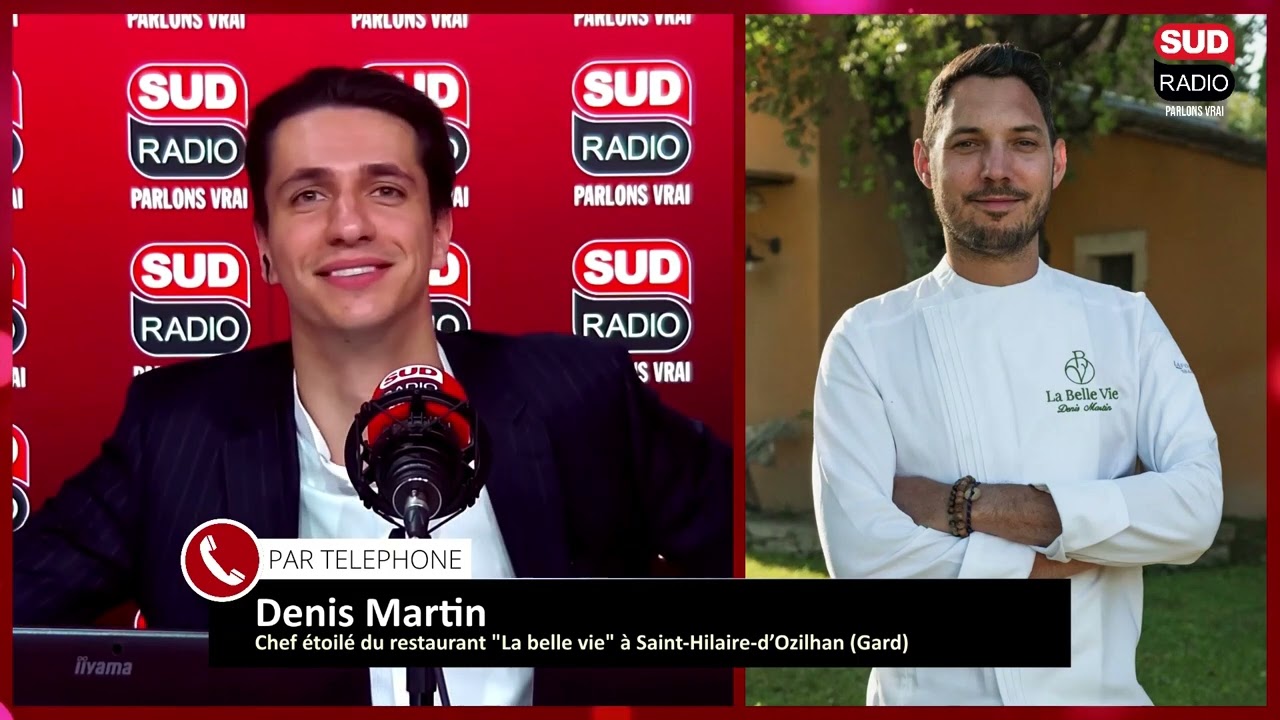 Le chef Denis Martin décroche sa première étoile au Michelin