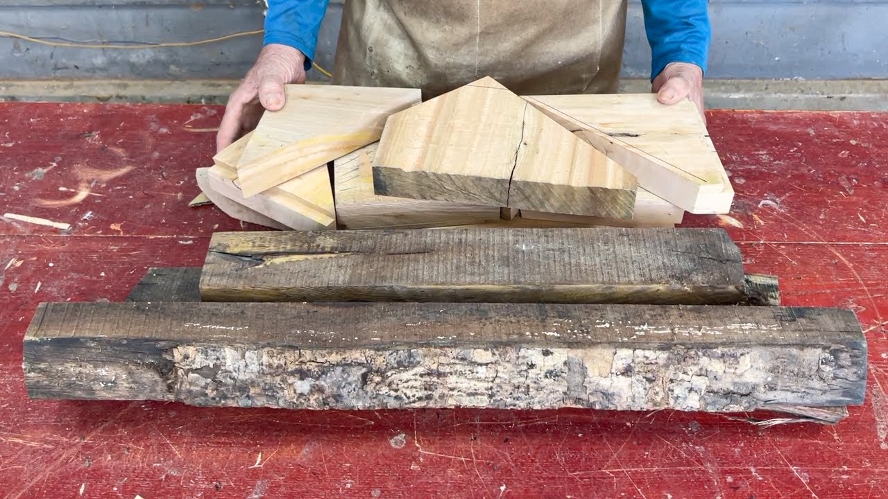 Amazed By The Super Creative Design Project That Turn Scrap Wood Into A Special Table / Recycle Wood