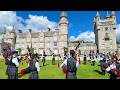 Lathallan School Pipe Band playing Flower of Scotland at Balmoral Castle Estate in Scotland 2026