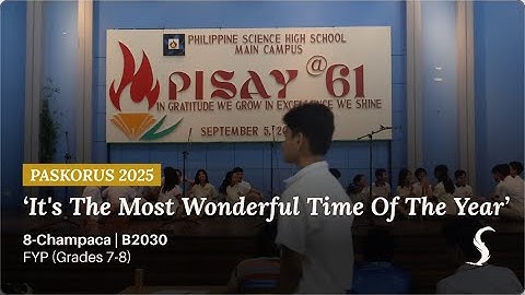 PASKORUS 2025: 8-Champaca (B2030) performs 