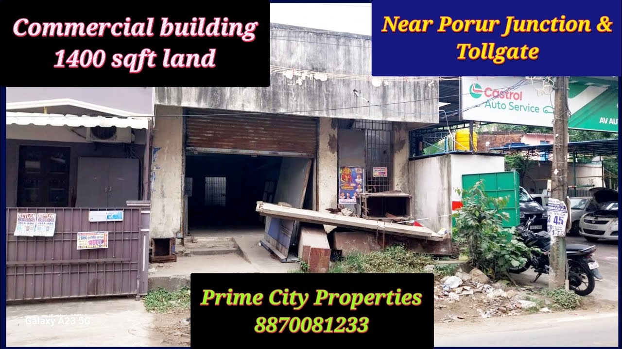 Commercial Property for Sale in Porur, Chennai 🆔2311  