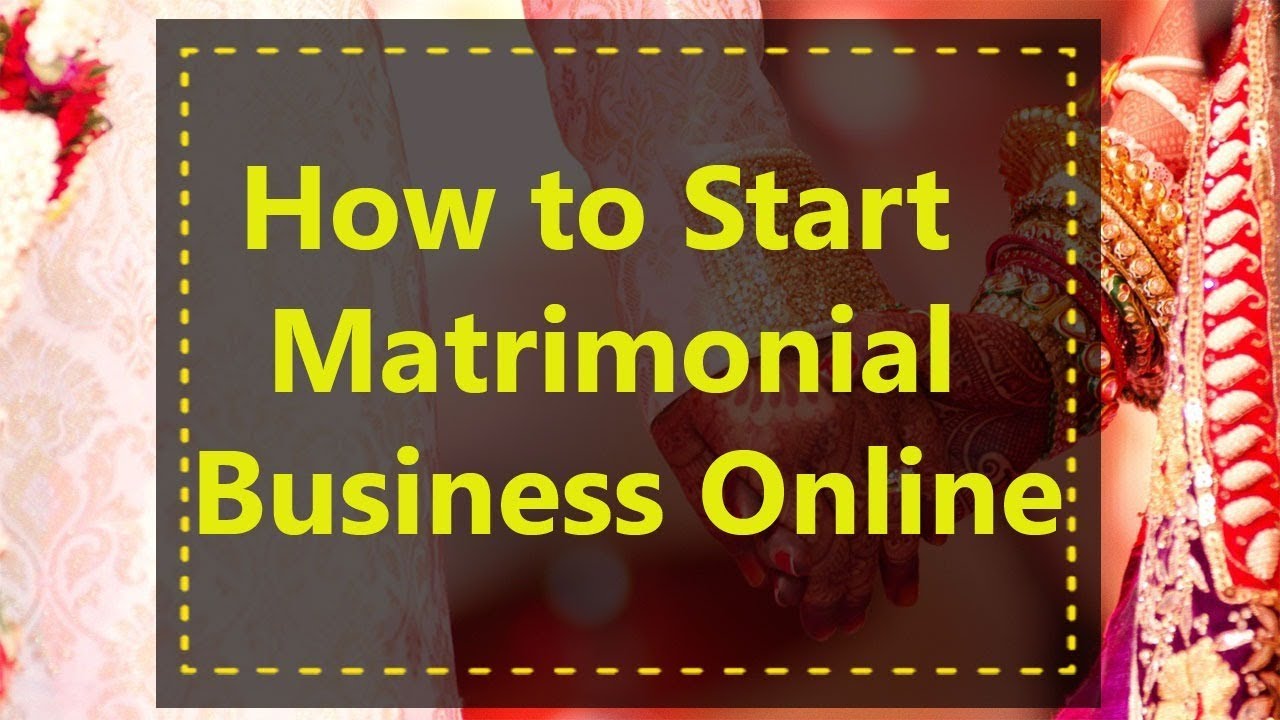 matrimonial website business plan