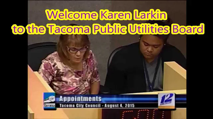 Congratulations Karen Larkin! Welcome to the Tacom...