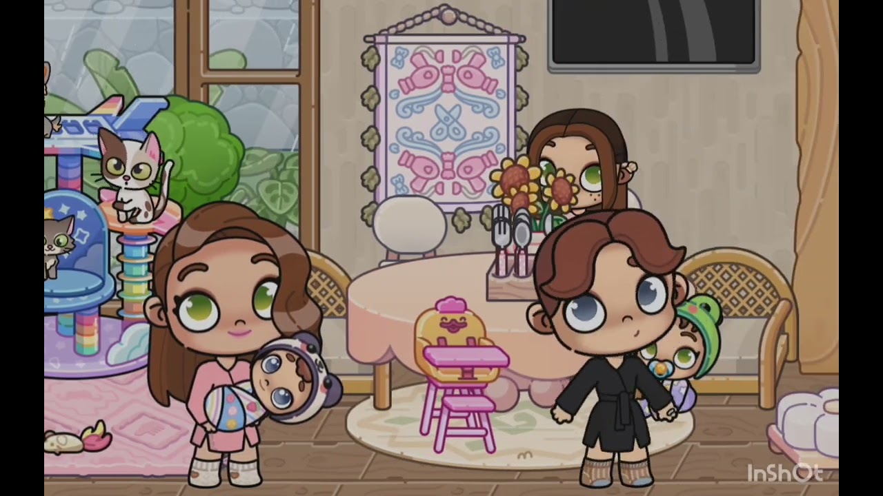 Наше типичное утро 😅😪😴 🌎 Аватар ворлд 💞 ( семейная рутина )