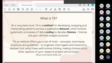 A Step by Step Guide in doing Braun and Clarke’s Reflexive Thematic Analysis