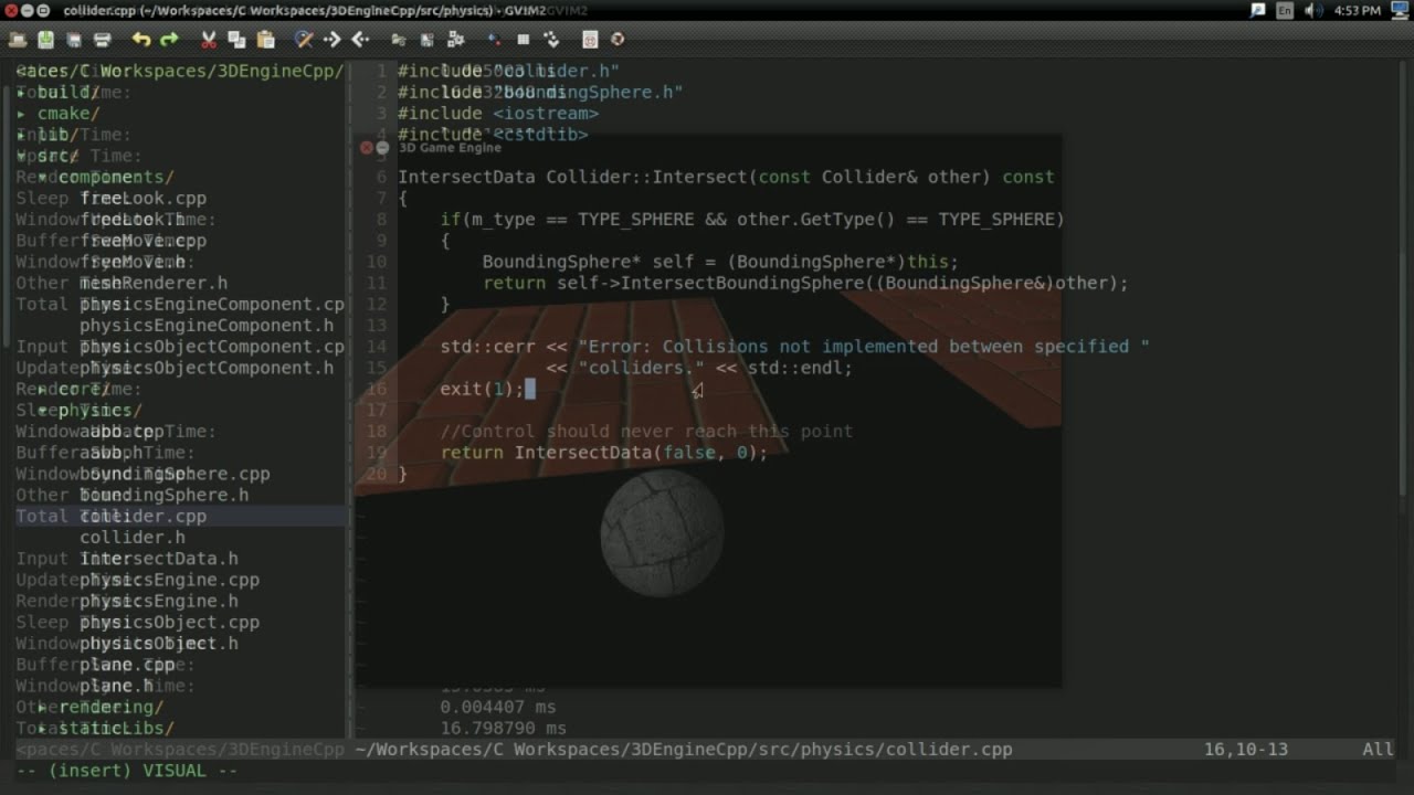 #9 3D Physics Engine Tutorial: Generalizing Colliders - YouTube