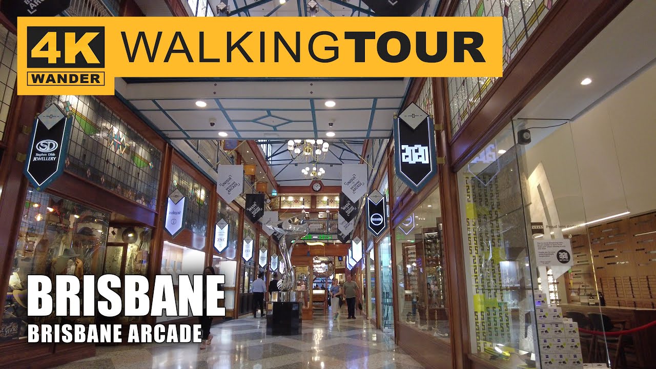Brisbane Arcade Walking Tour in Brisbane, Australia (4K 60fps) YouTube