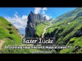 Hike to saxer lcke  a stunning ridge hike with magical views  appenzell  switzerland