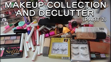HUGE MAKEUP COLLECTION AND DECLUTTER (part 2)