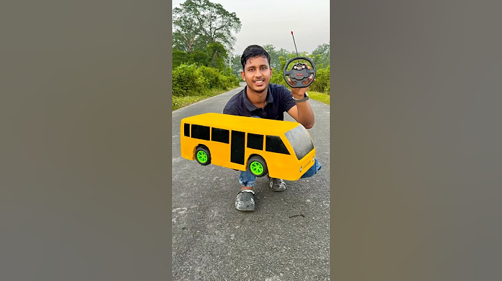 Big size Home Made RC Bus Unboxing