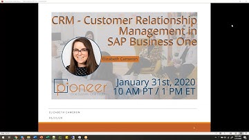 CRM - Customer Relationship Management in SAP Business One