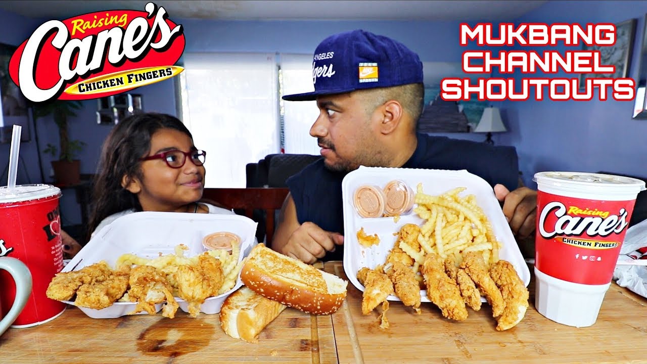 First Time Trying Raising Cane’s Fried Chicken Fingers, Crinkle Cut Fries, Texas Toast