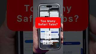 Too Many Safari Tabs? Here’s How to Close Them Fast #iPhoneTips #SafariHack #AppleTips #iPhoneSafari