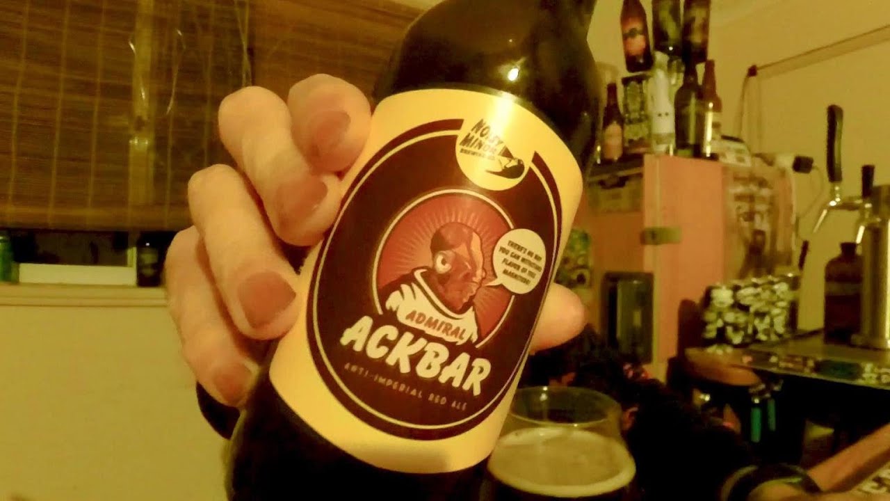 BEER TASTING: Admiral Ackbar(2016) - Anti-Imperial Red Ale By Fortitude/Noisy Minor brewing co